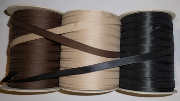 Trouser cufftape 15mm (250 m), Dark Brown